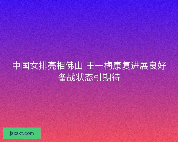 中国女排亮相佛山 王一梅康复进展良好备战状态引期待 中国女排亮相佛山 王一梅康复进展良好备战状态引期待